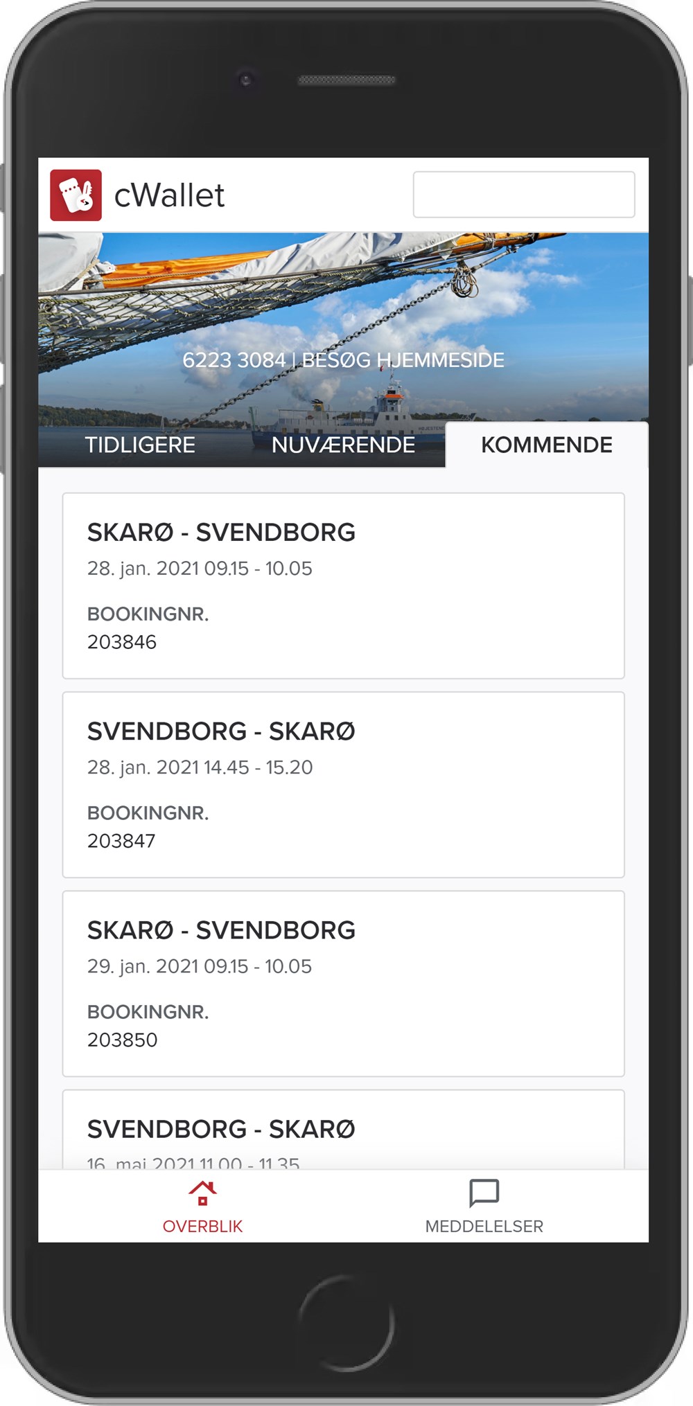 Hold passagerer velinformerede med mobilapps og sms-service