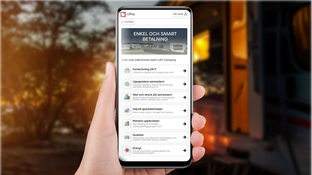 Kombinera med cPay gästapp och uppnå ännu fler fördelar