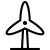 turning wind turbine