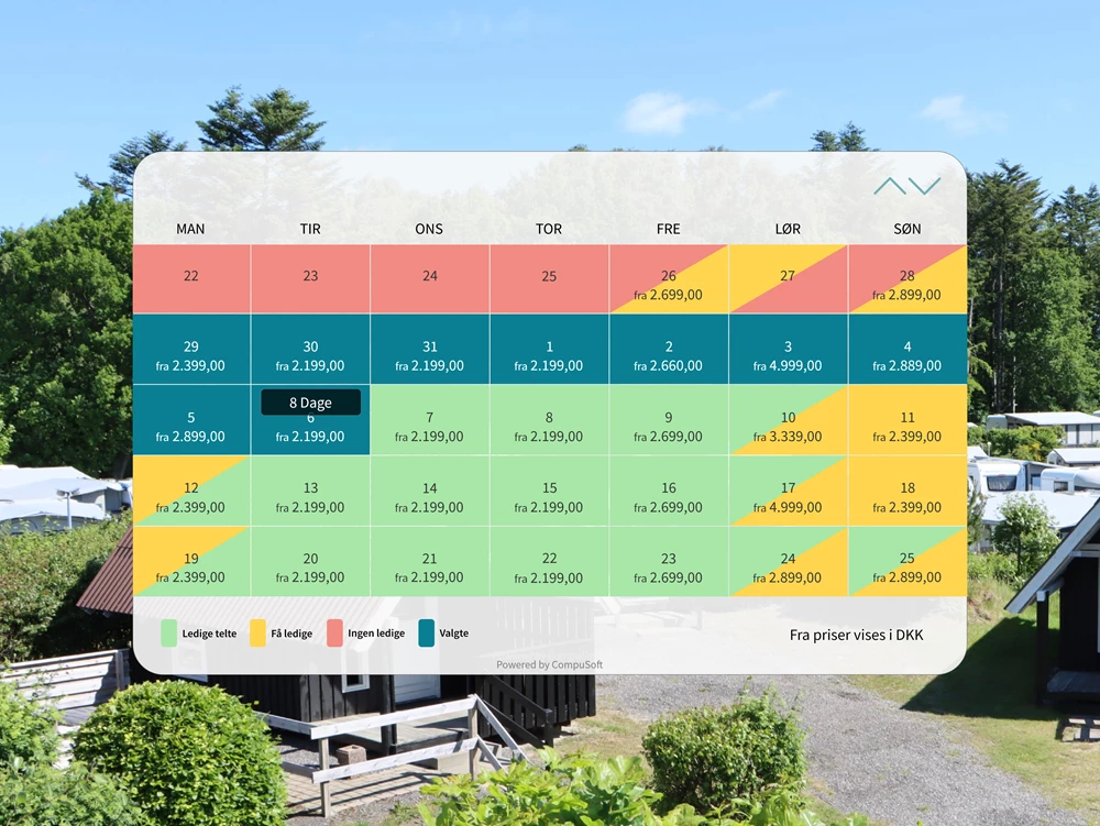 How the availability calendar works