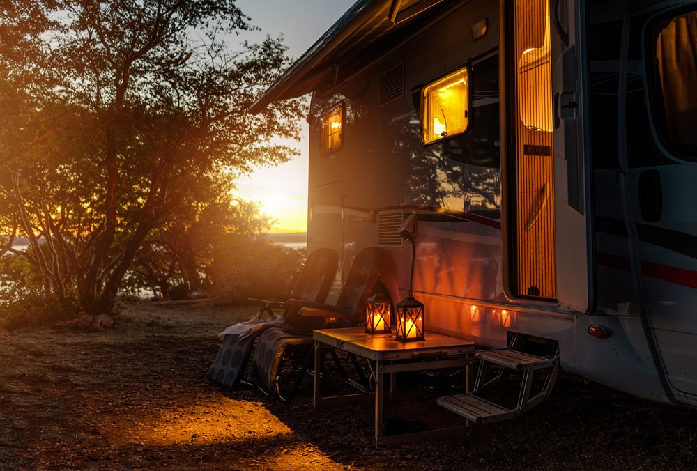 Encourage camping guests to consume less energy