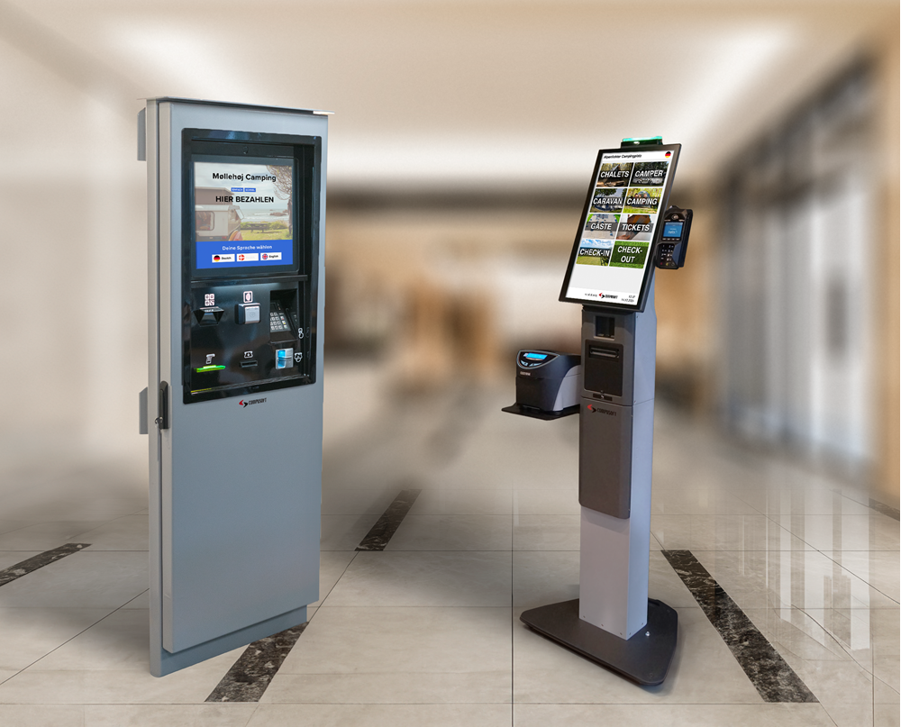 Die SB-Terminals können nach Ihren Wünschen angepasst und mit einer Vielzahl von Funktionen maßgeschneidert werden