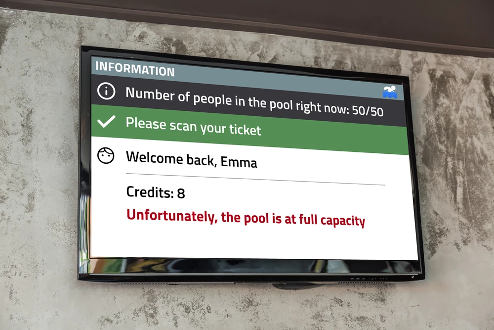 Intelligent capacity management detects check-in and check-out