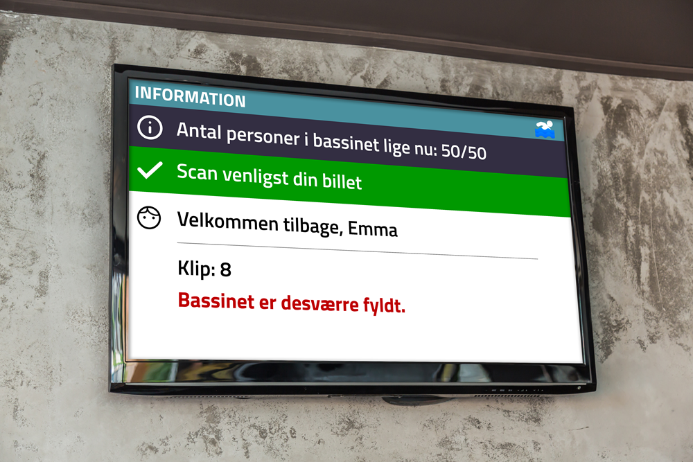 Intelligent kapacitetsstyring registrerer ind- og udtjekning