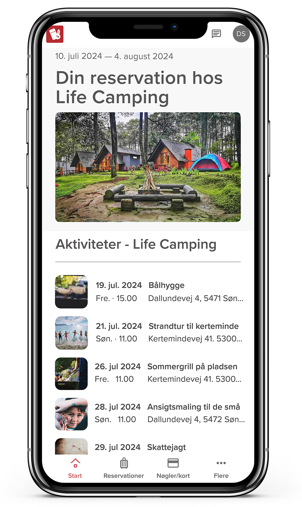 Din digitale aktivitetskalender