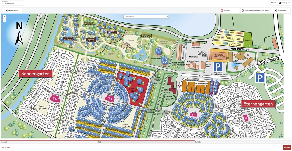 From graphical site map to control center