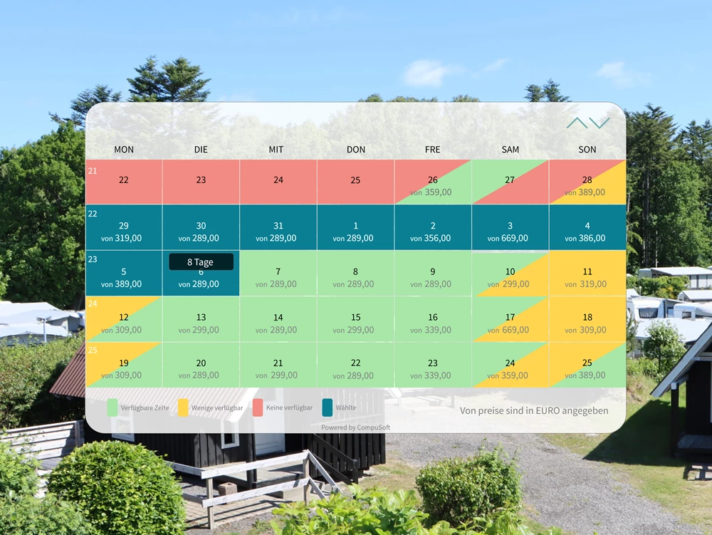So funktioniert der Verfügbarkeitskalender